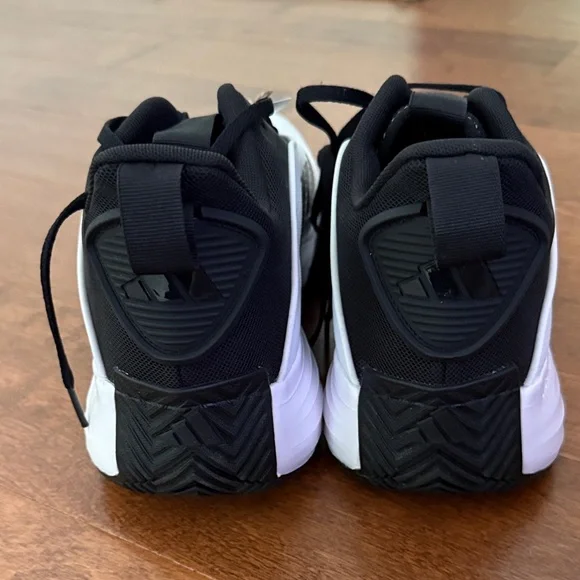 Adidas Men's Black and White Athletic Sneakers - Picture 2 of 4